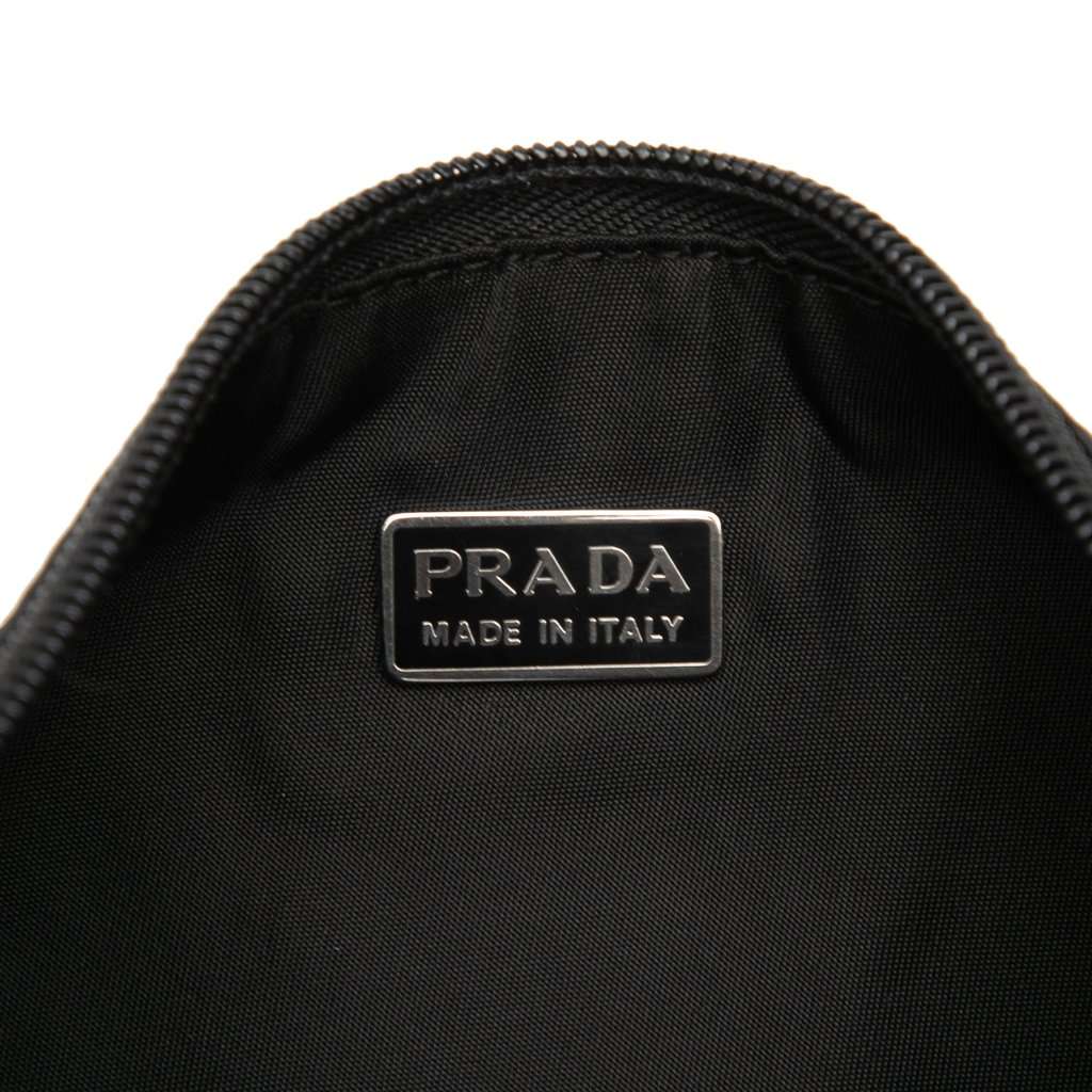 Prada Tessuto Pochette Black Very good condition - Box View