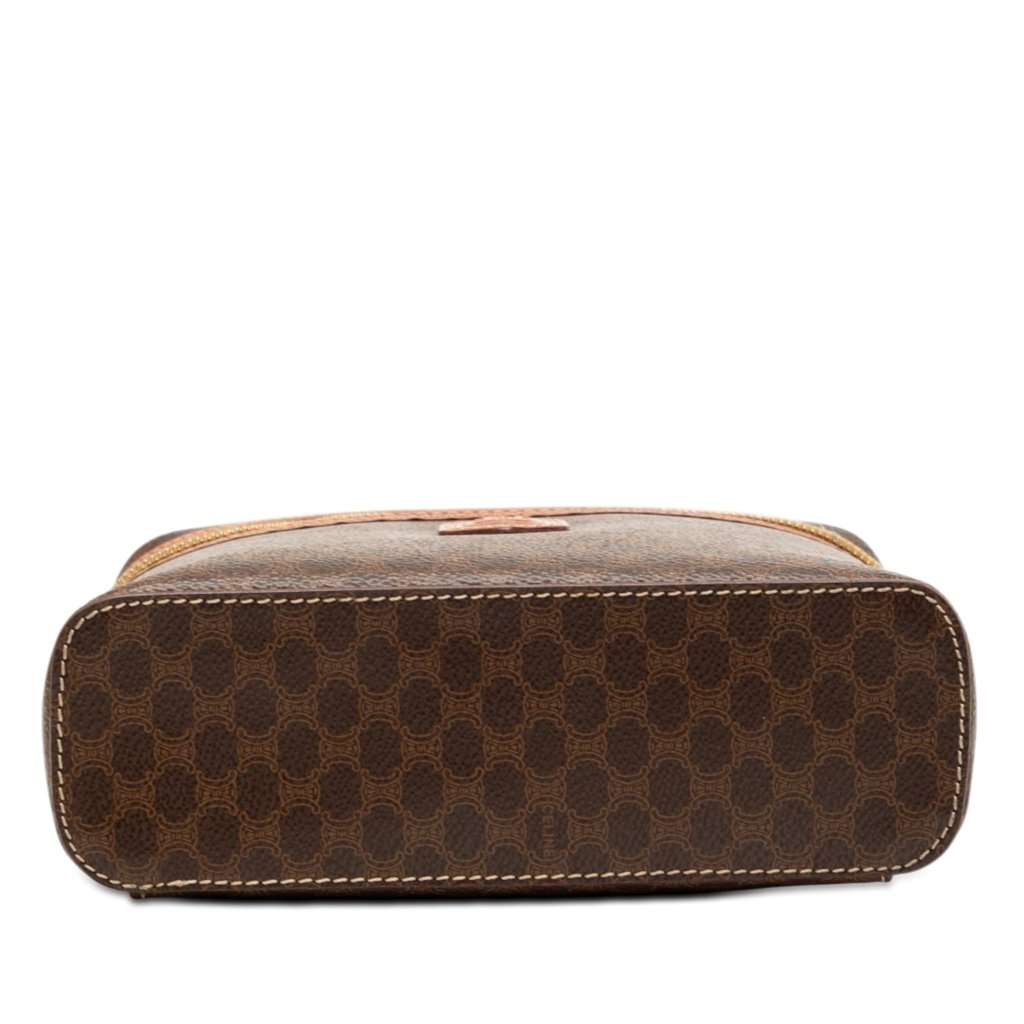 Celine Macadam Coated Canvas Vanity Bag Brown Very good condition - Inside View