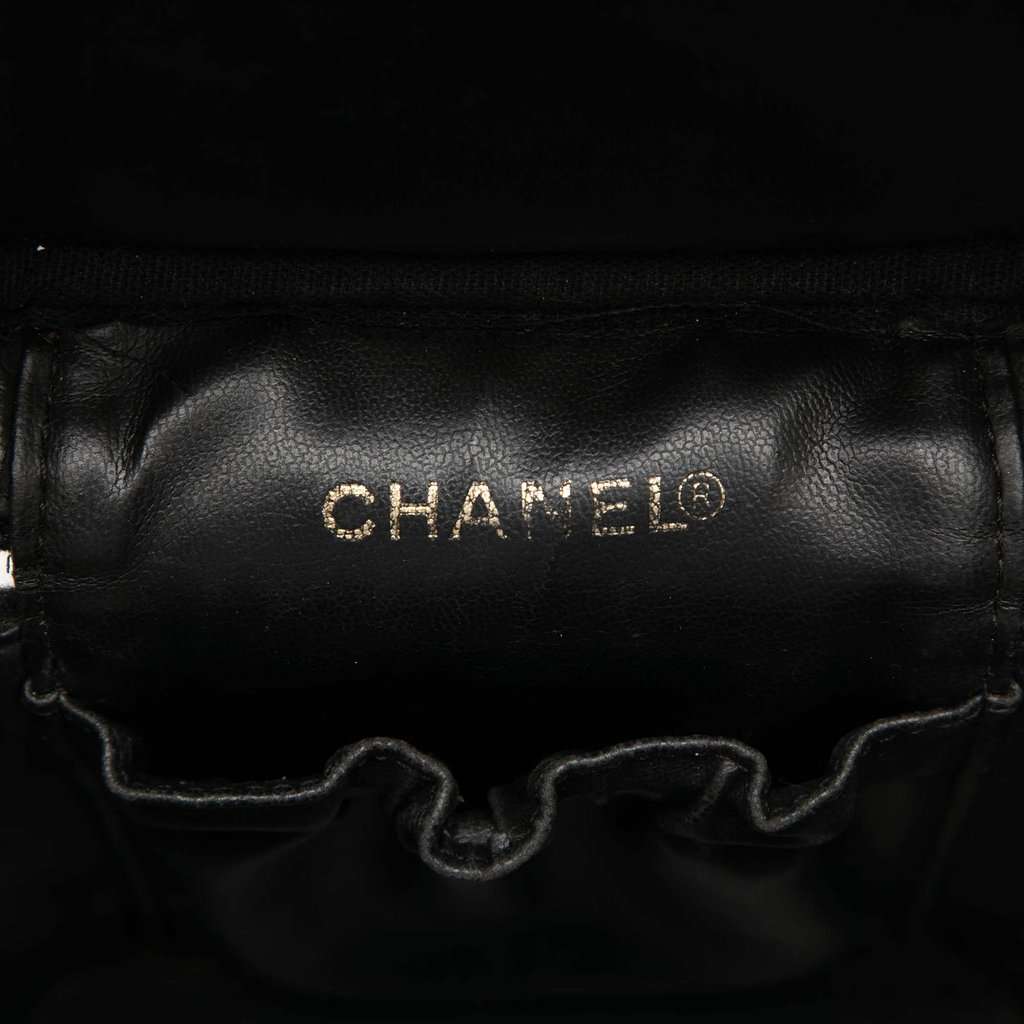 Chanel CC Caviar Vanity Case Black Leather Very good - Box View