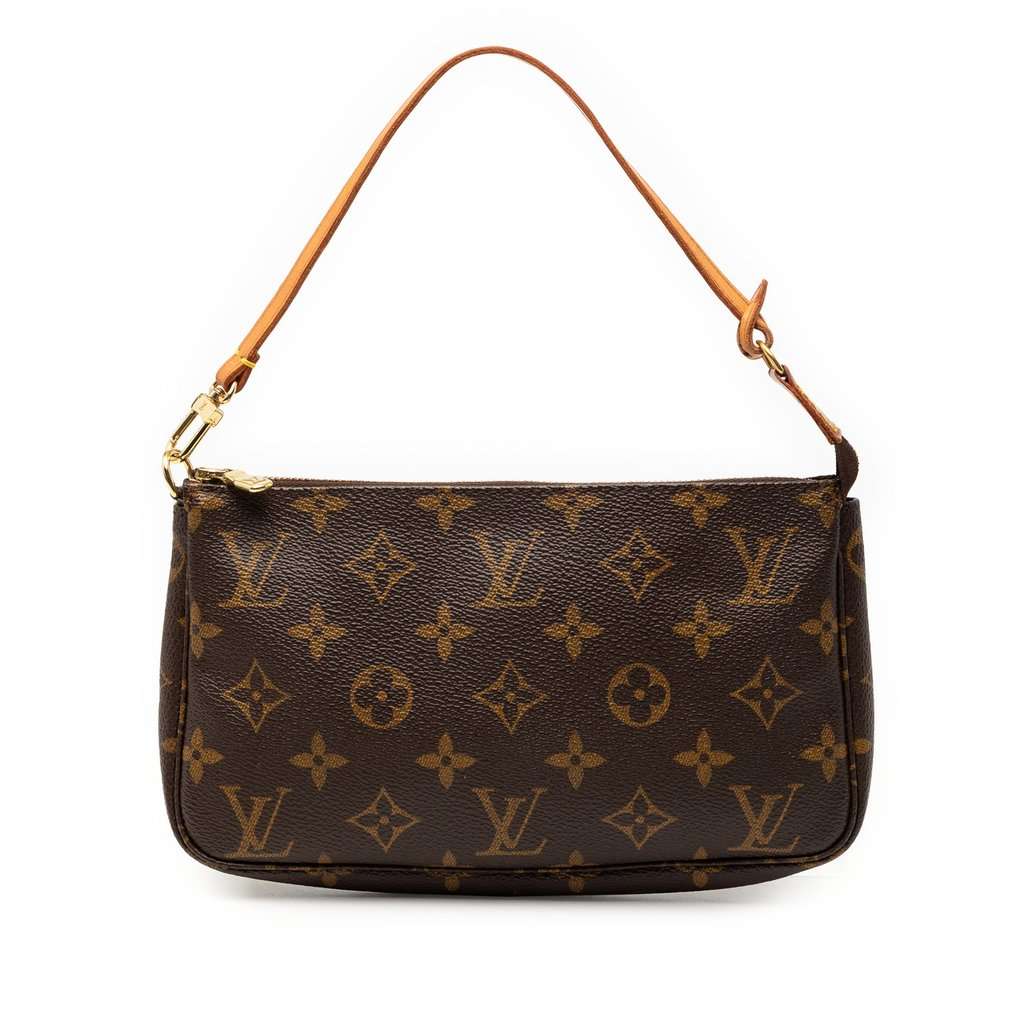 Louis Vuitton Monogram Pochette Accessoires Brown Very good condition - Front View