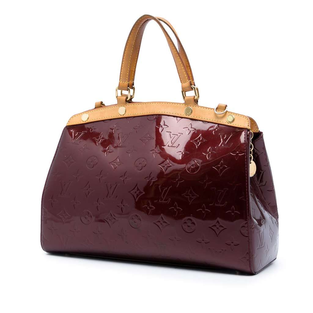Louis Vuitton Monogram Vernis Brea MM Red Leather Very good - Back View