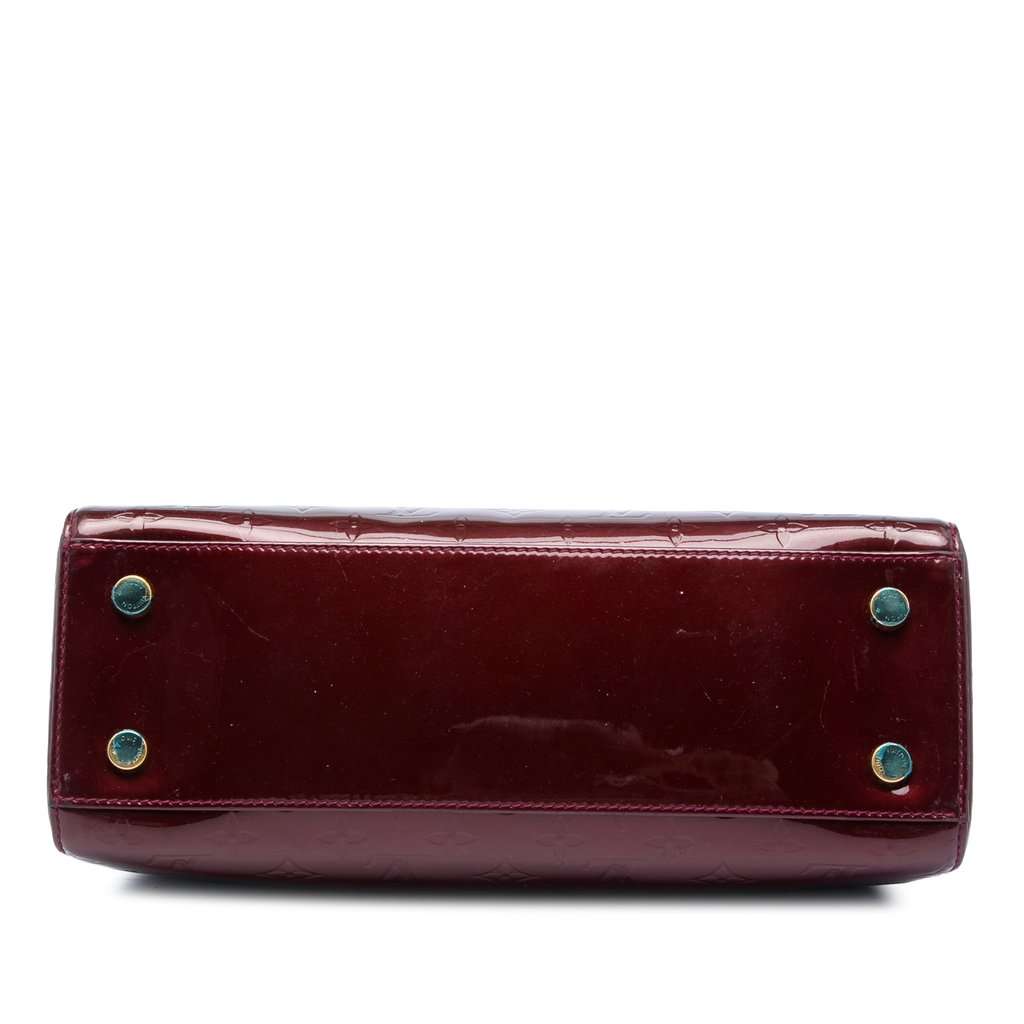 Louis Vuitton Monogram Vernis Brea MM Red Leather Very good - Inside View