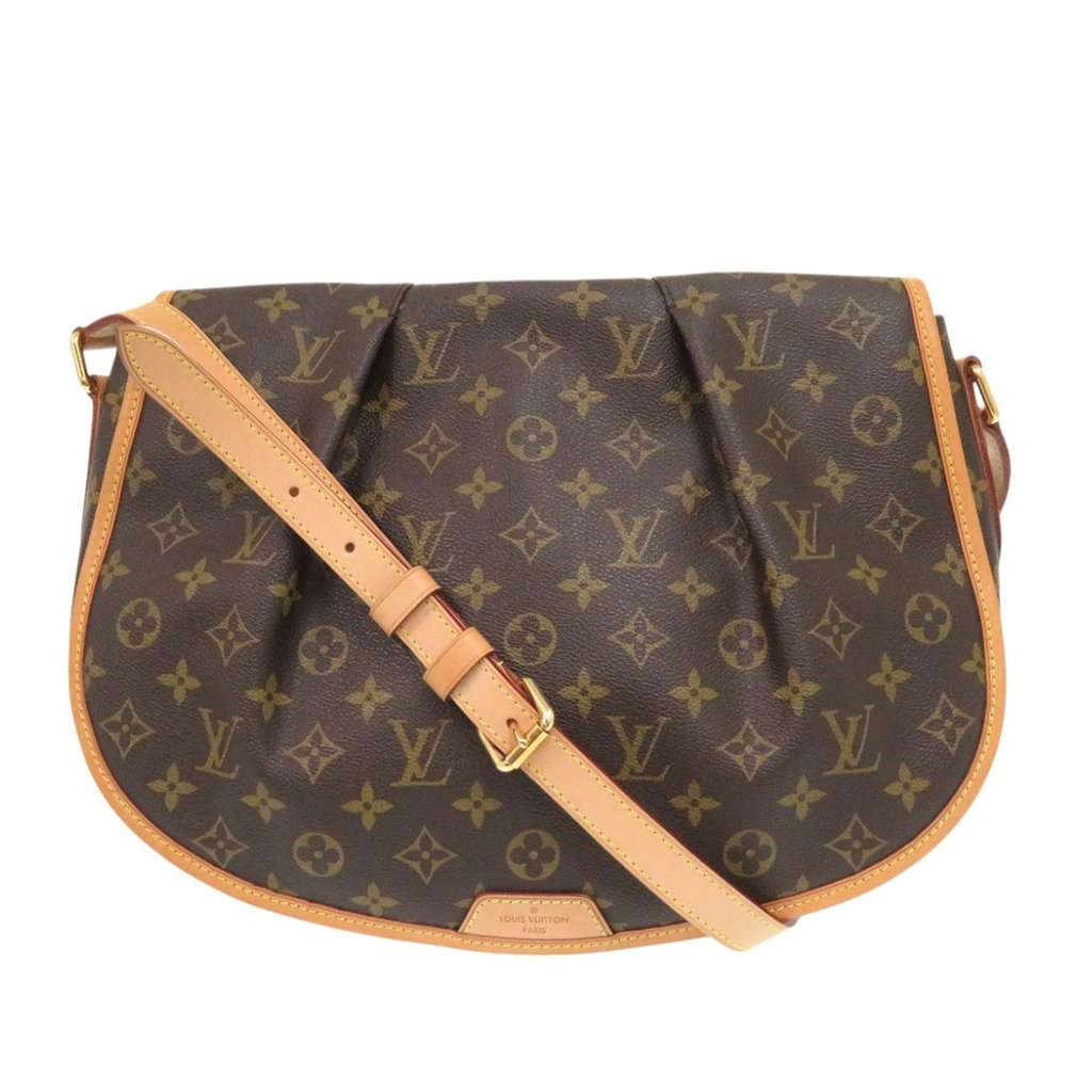 Louis Vuitton Monogram Menilmontant MM Brown Very good condition - Front View