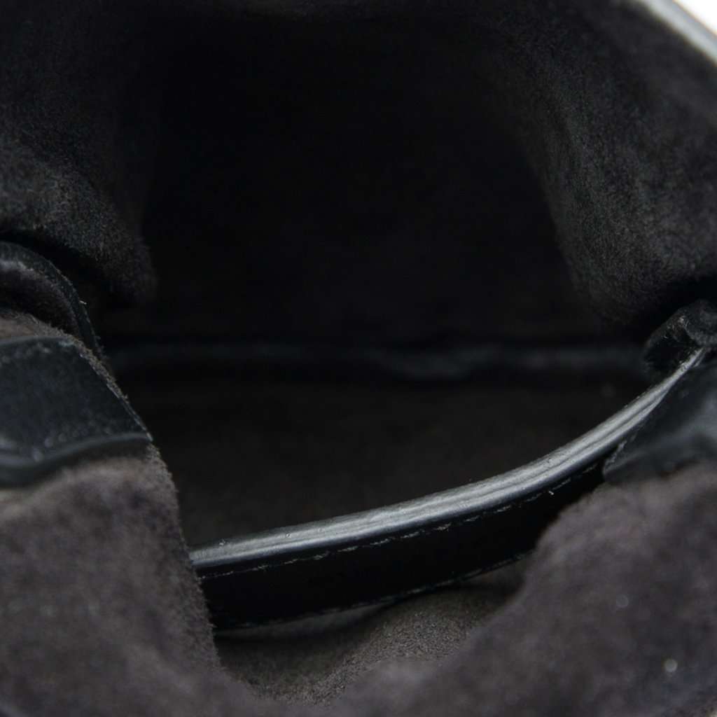 Saint Laurent Studded Leather Phone Pouch Black Leather Very good condition - Model View