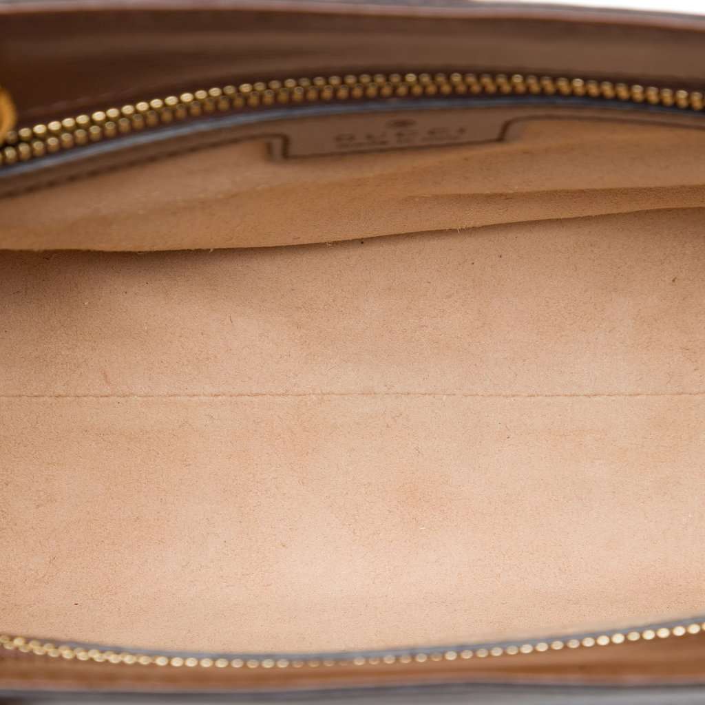 Gucci Small GG Supreme Web Jackie 1961 Tote Beige Very good - Model View