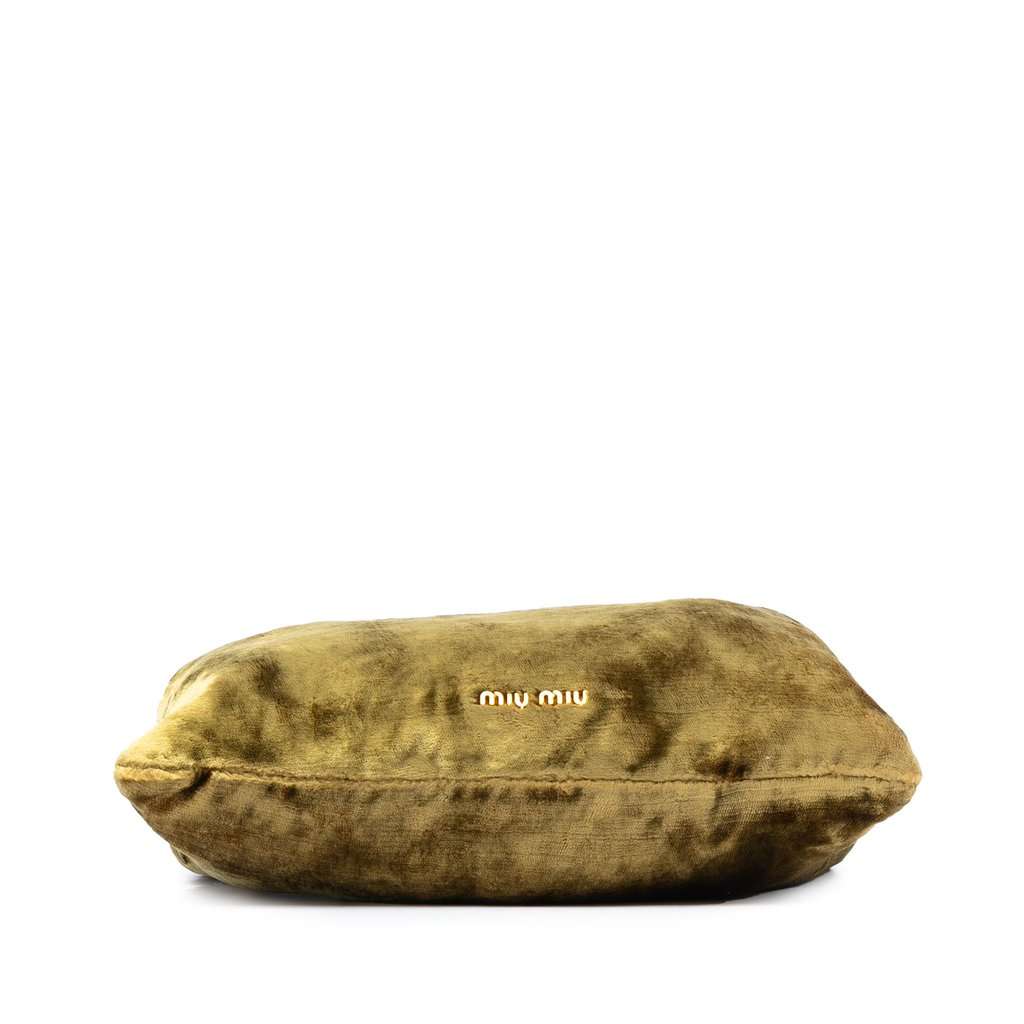Miu Miu Velvet Tote Gold Very good condition - Inside View