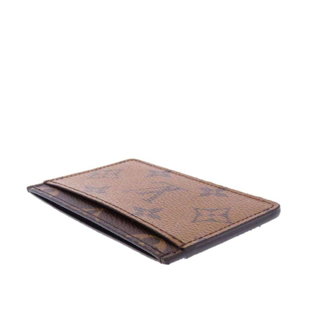 Louis Vuitton Monogram Reverse Card Holder Brown Very good - Inside View