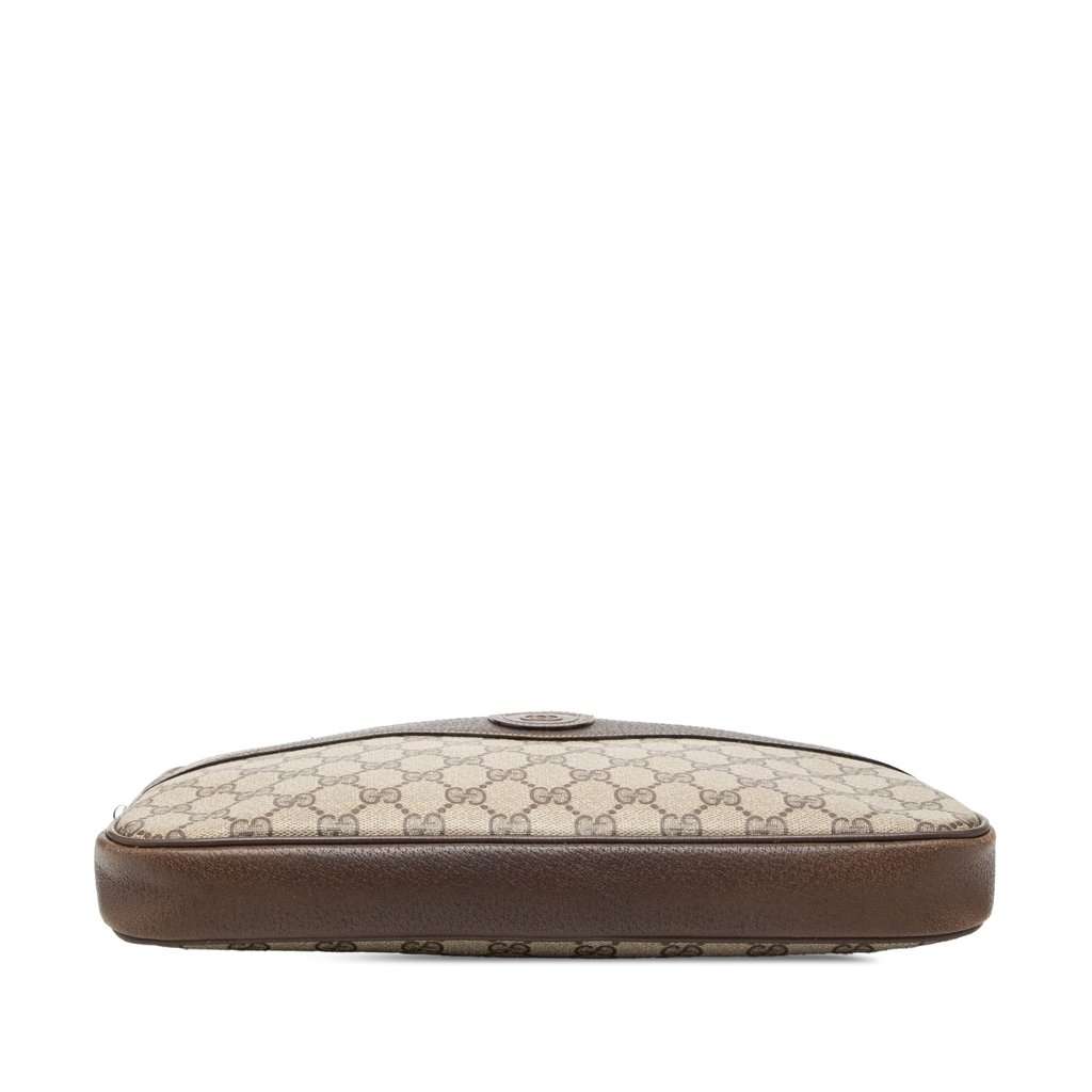 Gucci GG Supreme Clutch Beige Very good condition - Inside View