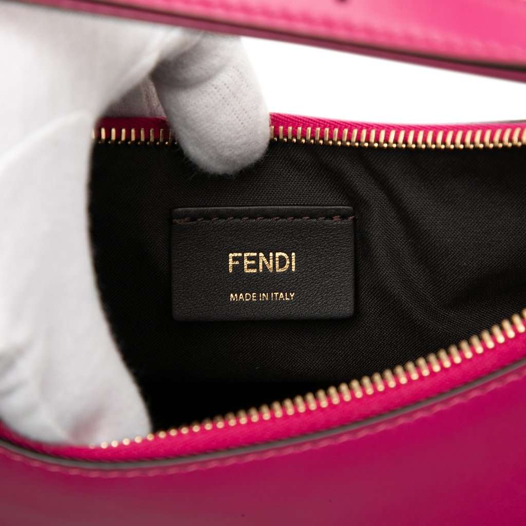 Fendi Small Leather Fendigraphy Hobo Pink Leather Very good condition - Box View