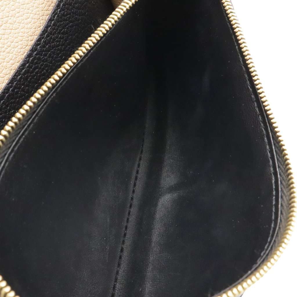 Louis Vuitton Monogram Empreinte Emilie Wallet Black Leather Very good - Box View