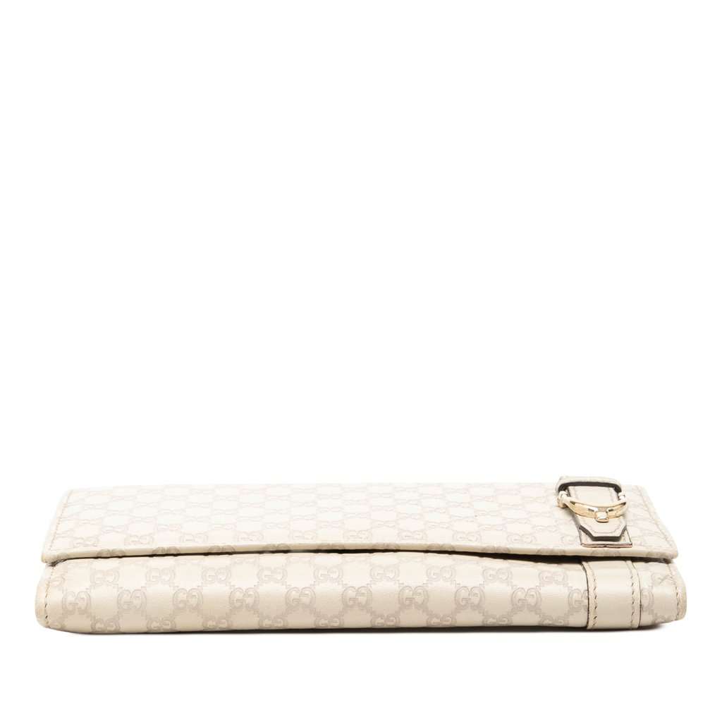 Gucci Microguccissima Nice Long Wallet White Leather Very good - Inside View
