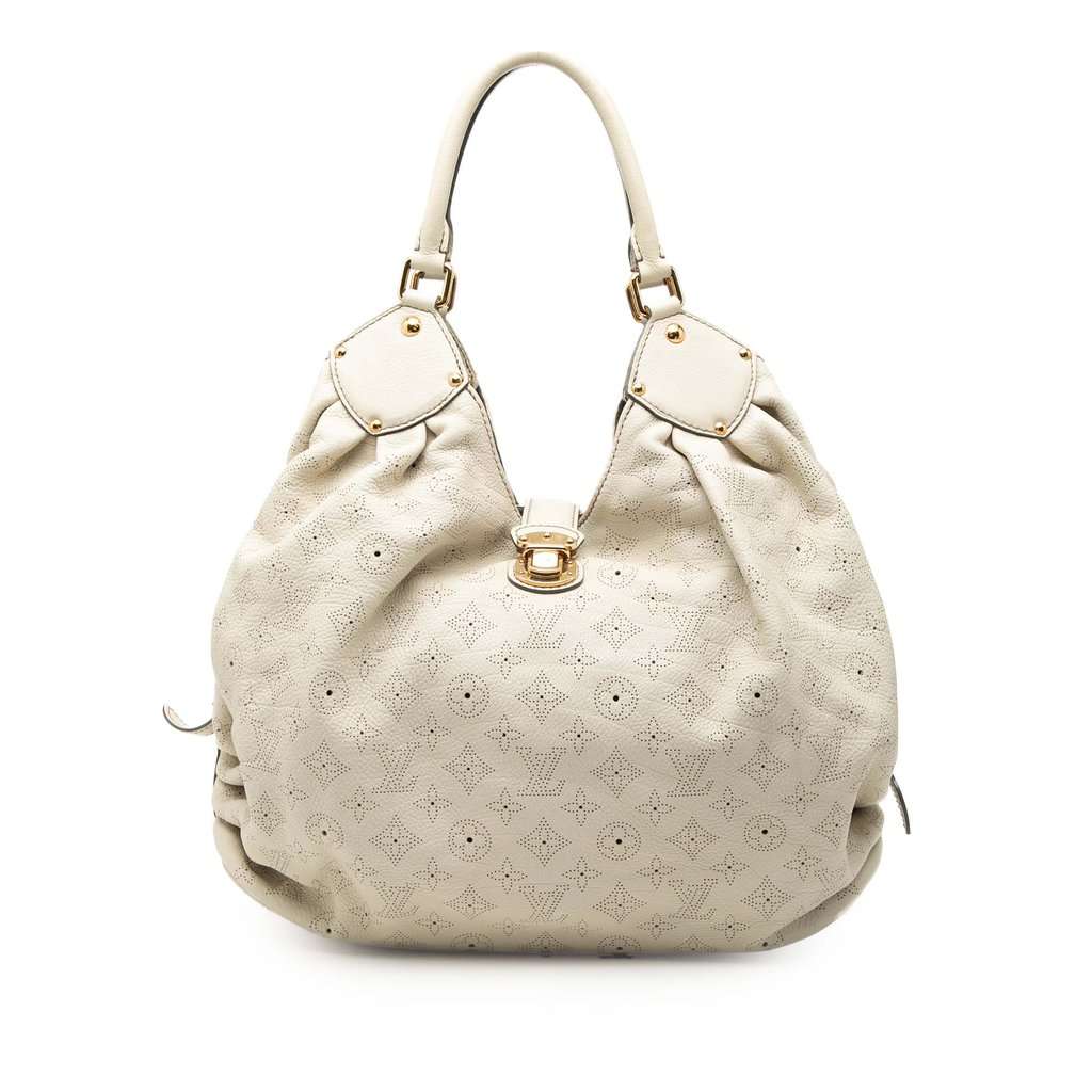 Louis Vuitton Monogram Mahina XL White Leather Very good condition - Front View