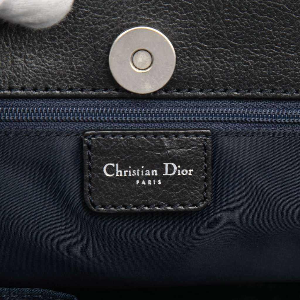 Dior Diorissimo Trotter Denim Flight Handle Bag Blue Very good condition - Box View
