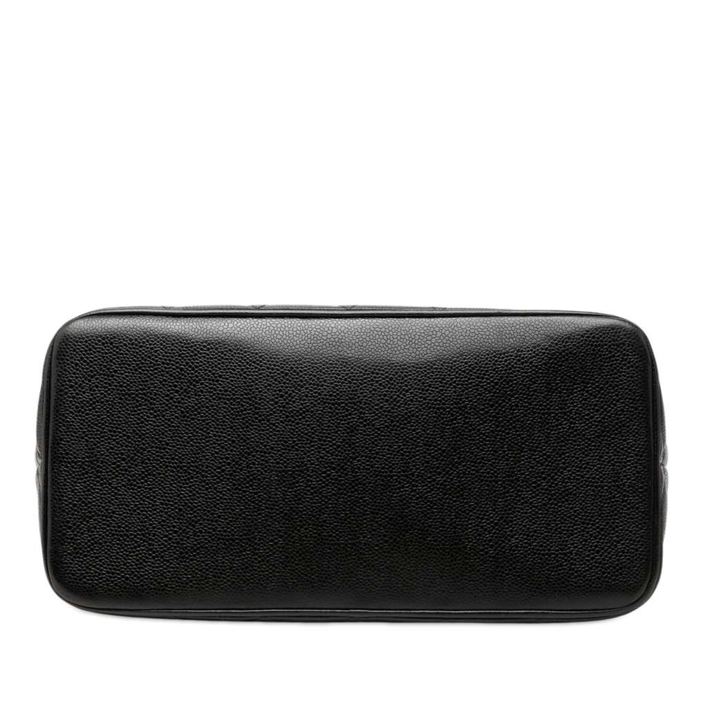 Chanel Caviar Medallion Tote Black Leather Very good - Inside View