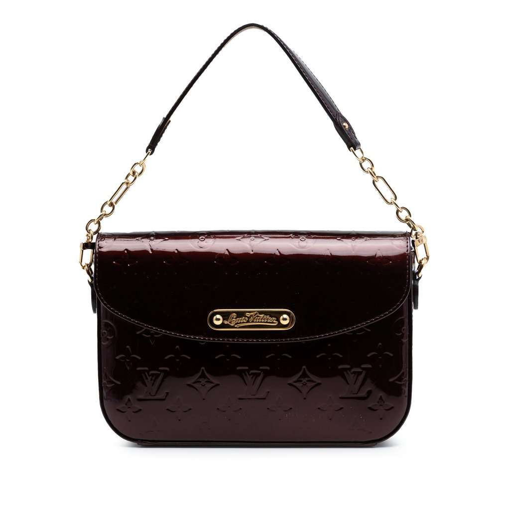 Louis Vuitton Monogram Vernis Rodeo Drive Purple Leather Very good condition - Front View