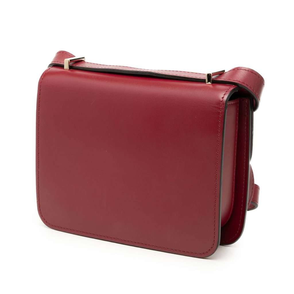 Cartier Mini Leather C de Cartier Crossbody Red Leather Very good condition - Back View