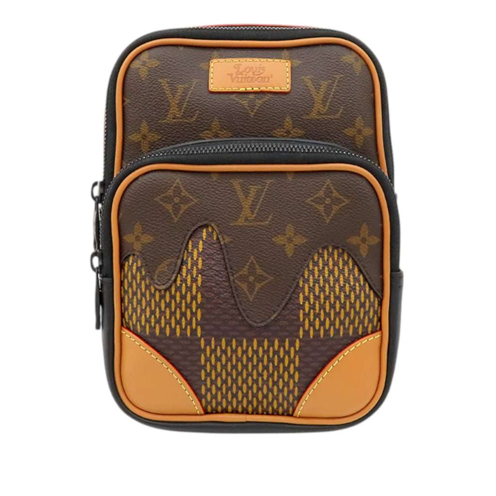 Louis Vuitton Nigo Giant Damier Ebene Monogram Amazone Sling Bag Brown Very good condition - Front View