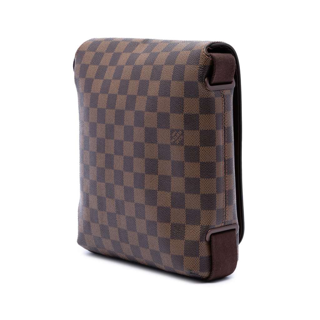 Louis Vuitton Damier Ebene Brooklyn PM Brown Very good - Back View