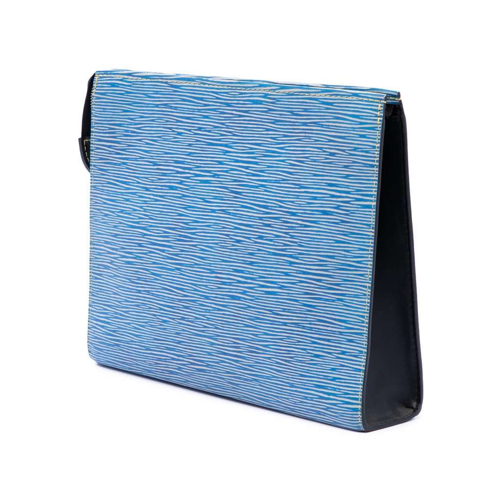 Louis Vuitton Epi Denim Toiletry Pouch 26 Blue Leather Very good condition - Back View