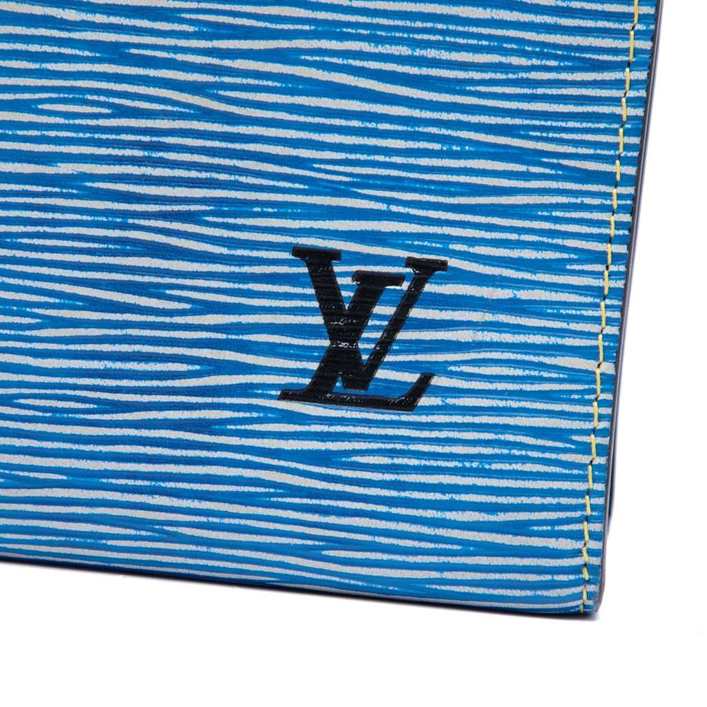 Louis Vuitton Epi Denim Toiletry Pouch 26 Blue Leather Very good condition - Box View