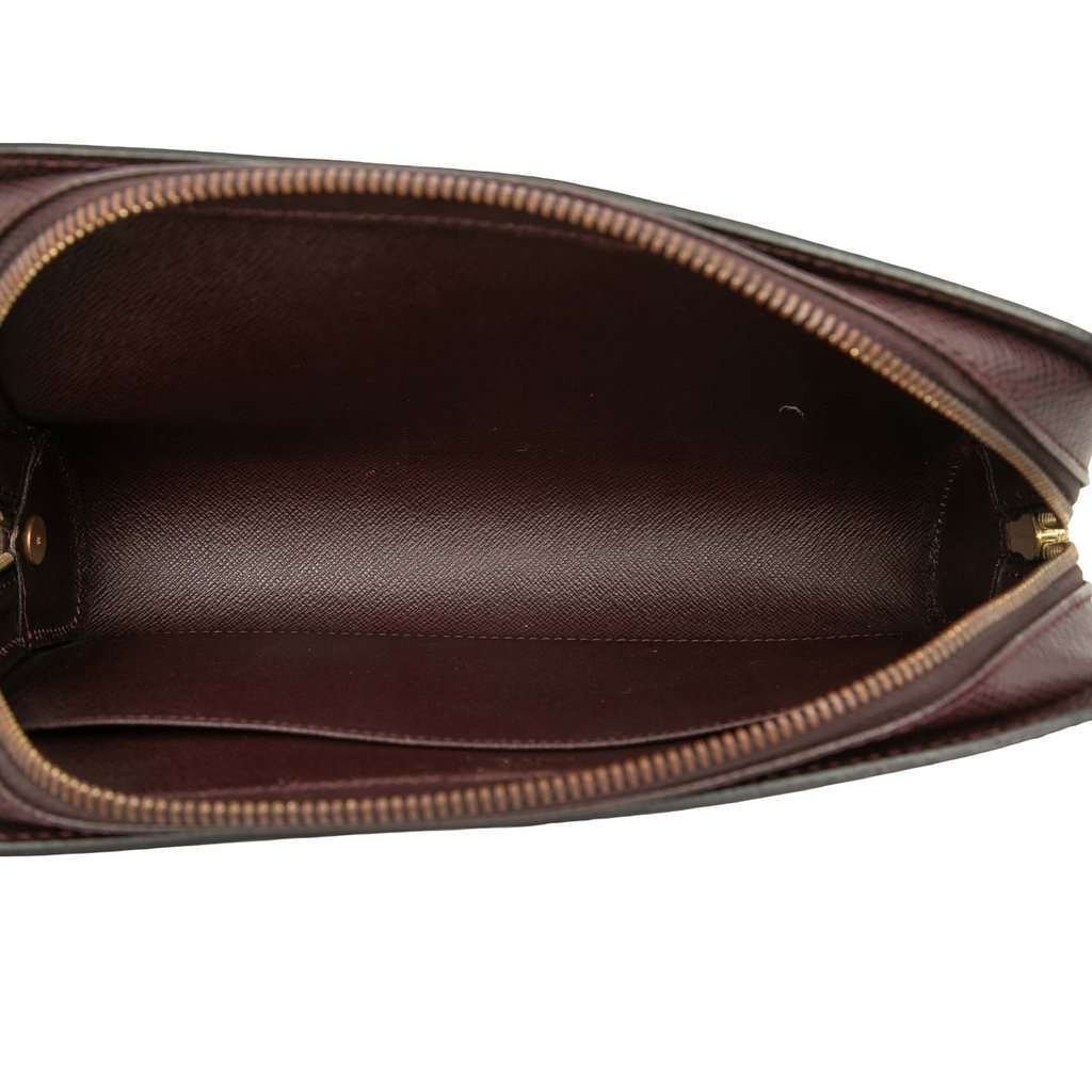 Louis Vuitton Taiga Pochette Baikal Brown Leather Good - Model View