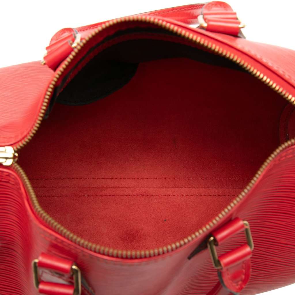 Louis Vuitton Epi Speedy 30 Red Leather Very good condition - Model View