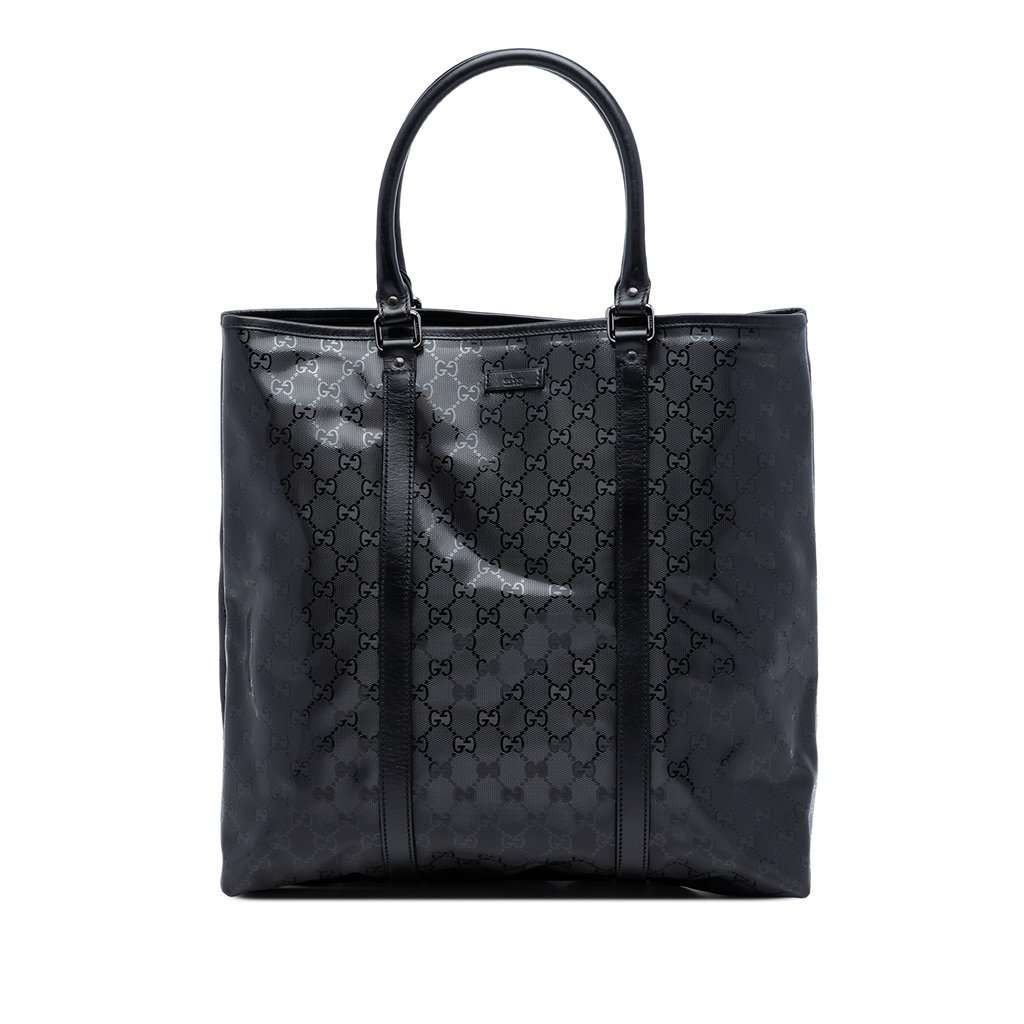 Gucci GG Imprime Joy Vertical Tote Black Very good - Front View