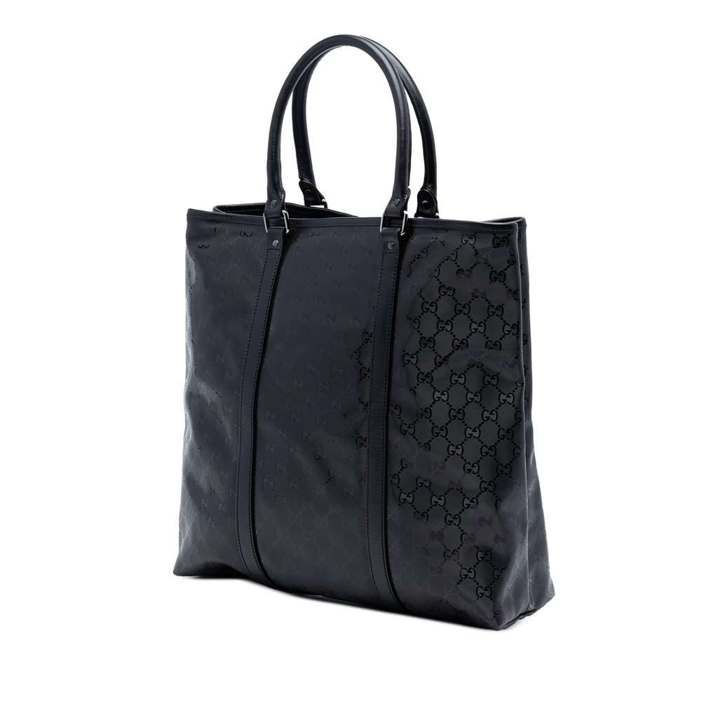 Gucci GG Imprime Joy Vertical Tote Black Very good - Back View