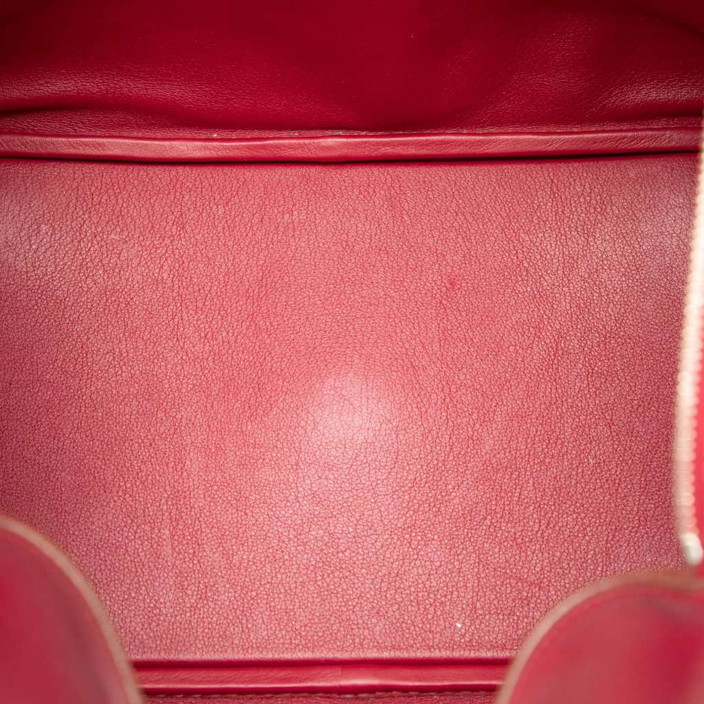 Hermès Swift Lindy 34 Red Leather Very good condition - Model View