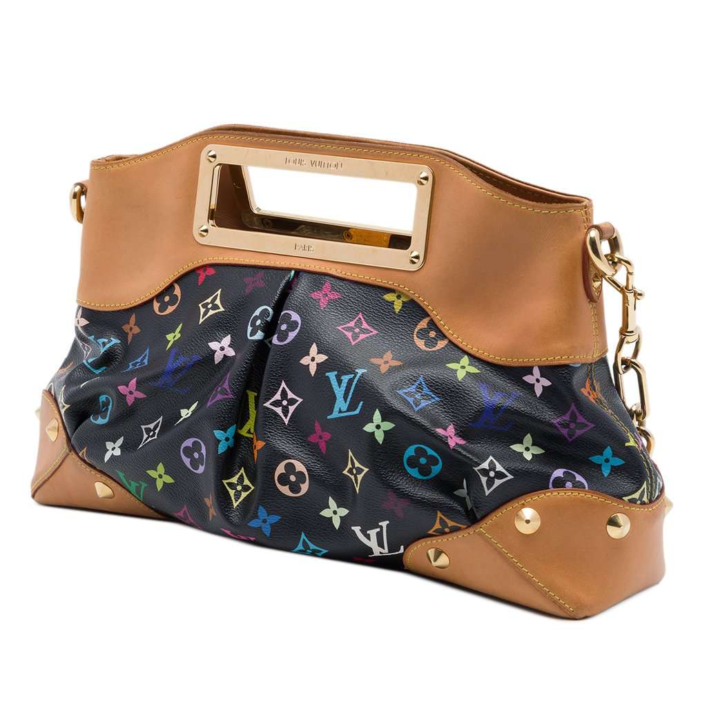 Louis Vuitton Monogram Multicolore Judy MM Black Very good - Back View