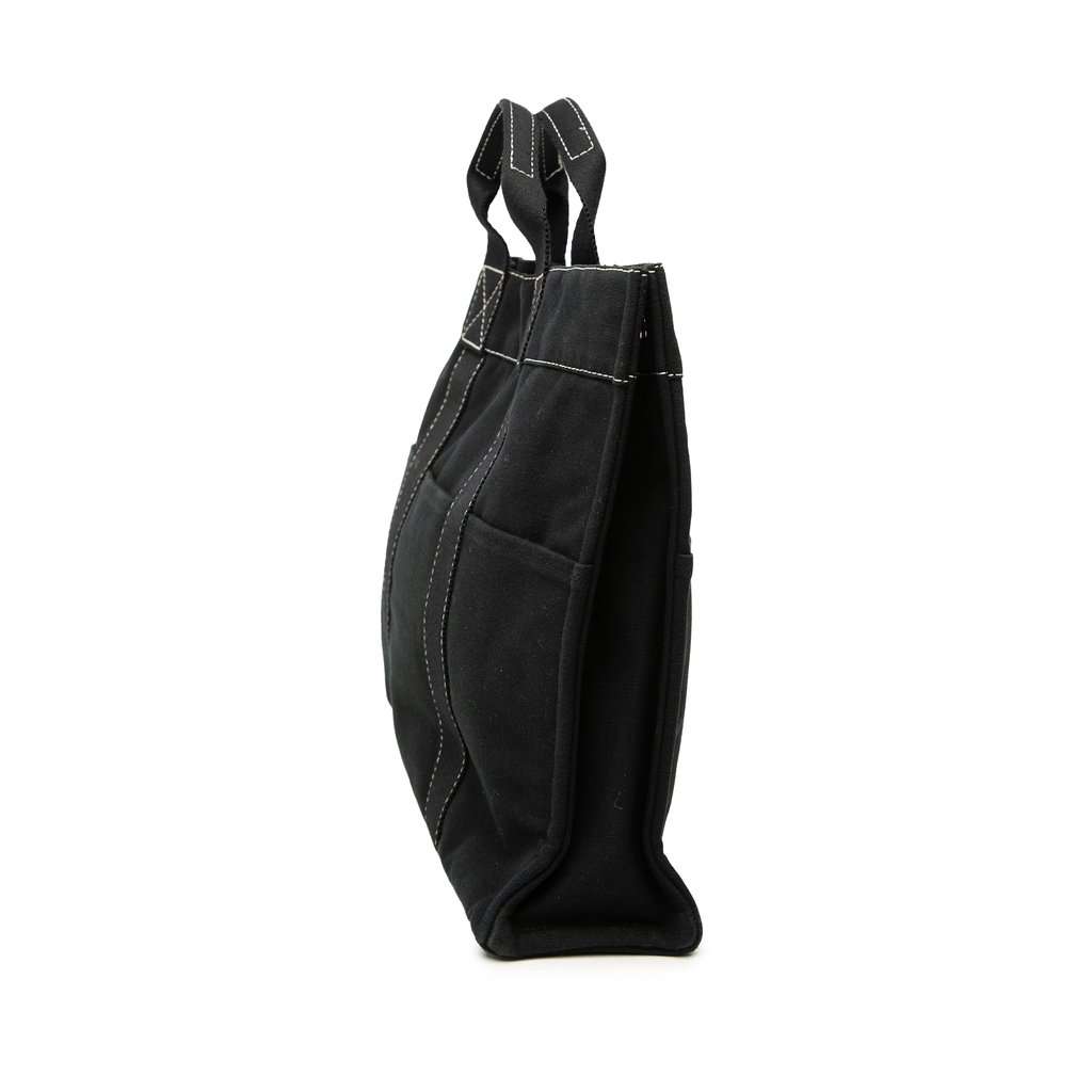 Hermès Canvas Fourre Tout MM Black Very good condition - Back View