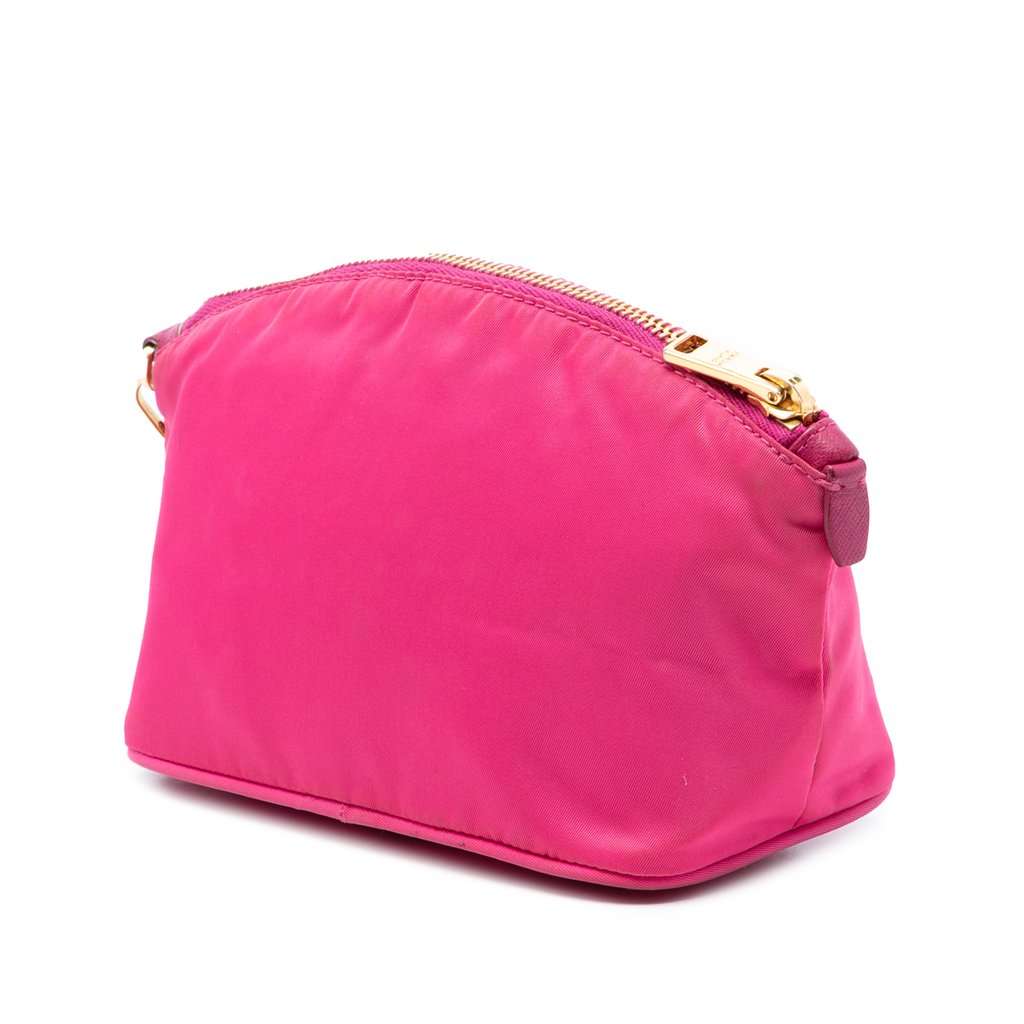 Prada Tessuto Pouch Pink Very good - Back View