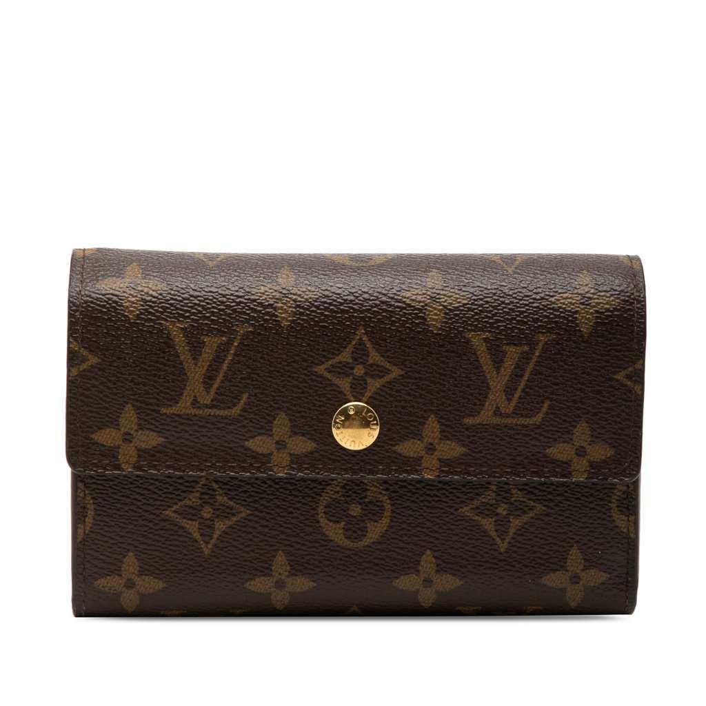 Louis Vuitton Monogram Alexandra Small Wallet Brown Very good condition - Front View
