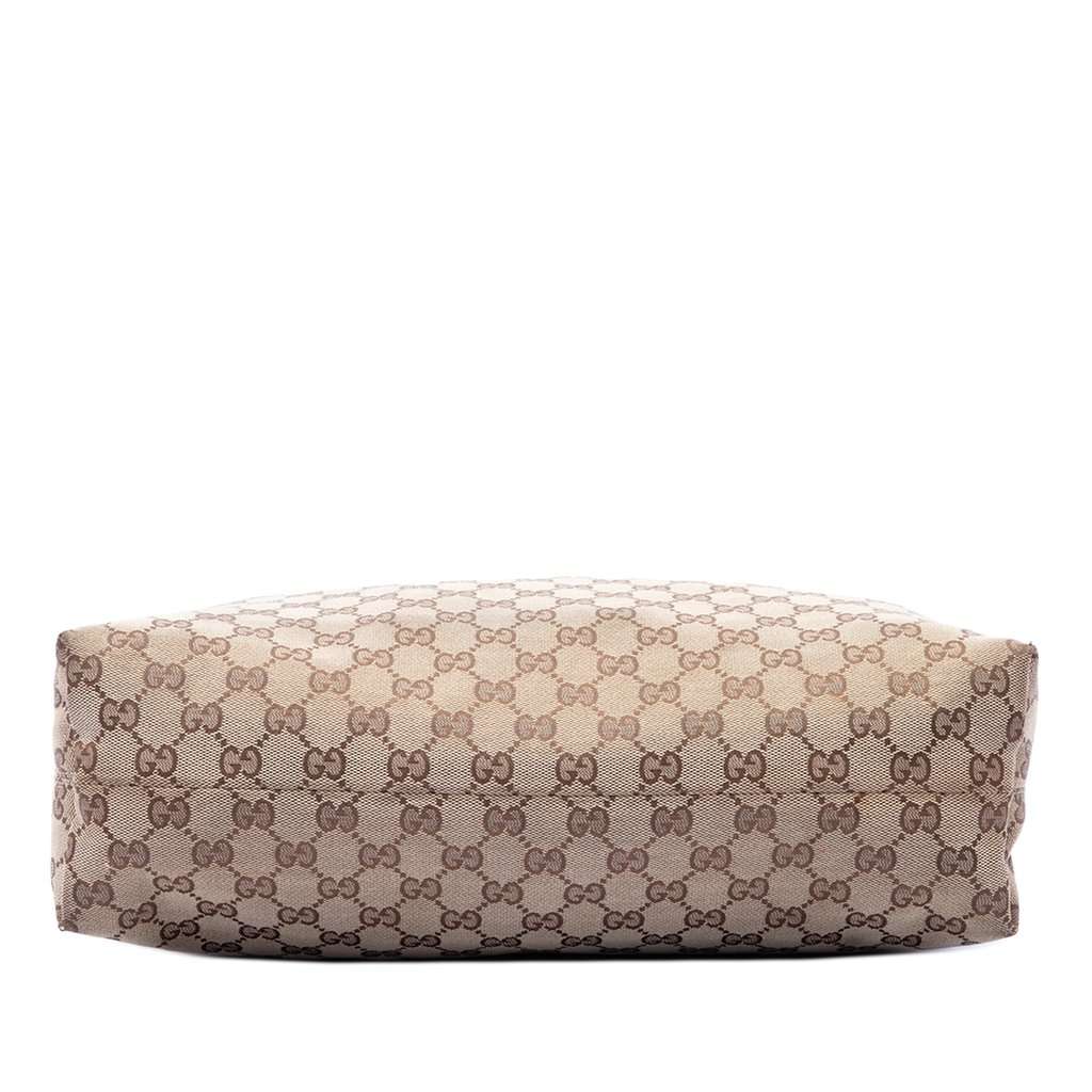 Gucci GG Canvas Icon Bit Satchel Beige Very good condition - Inside View
