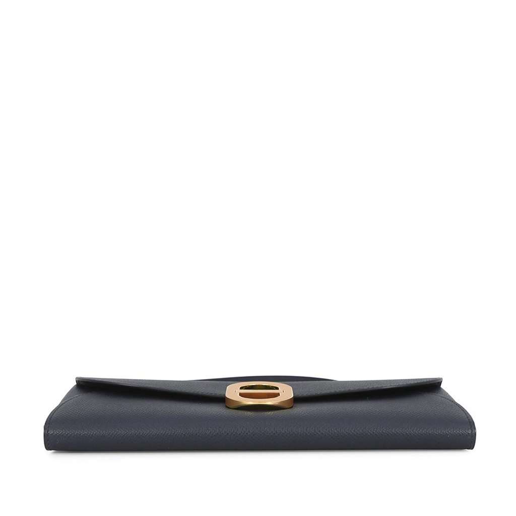 Hermès Epsom Chaine d Ancre To Go Wallet Blue Leather Very good condition - Inside View