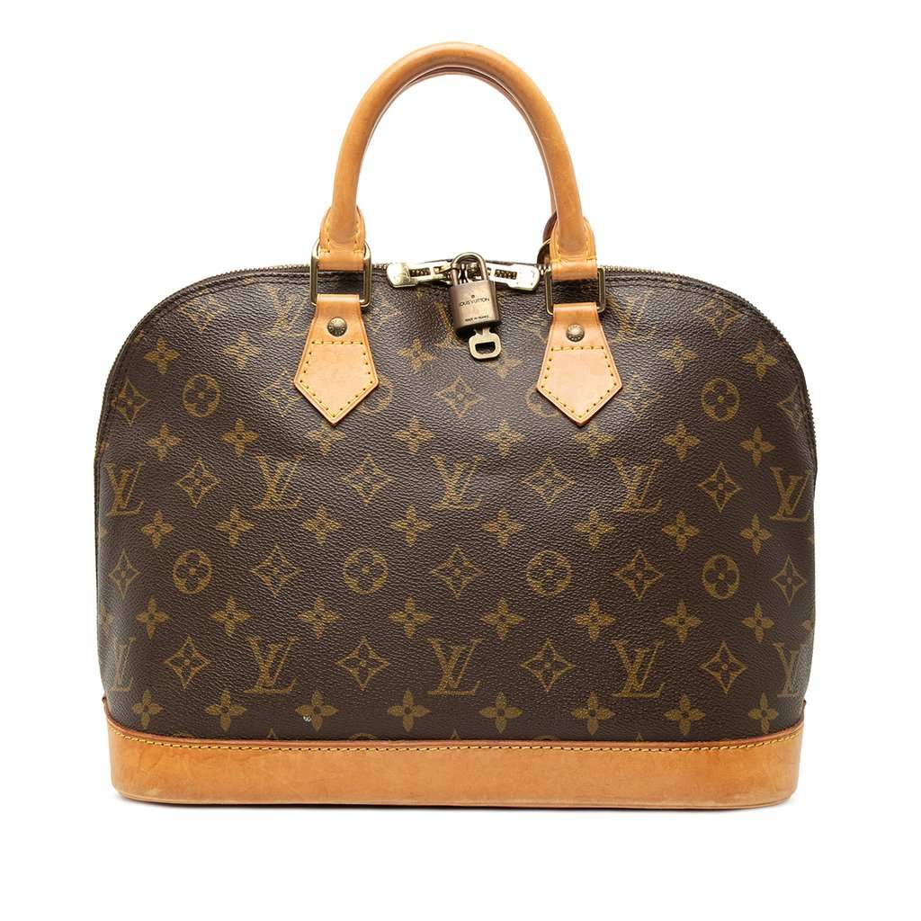 Louis Vuitton Monogram Alma PM Brown Very good - Front View