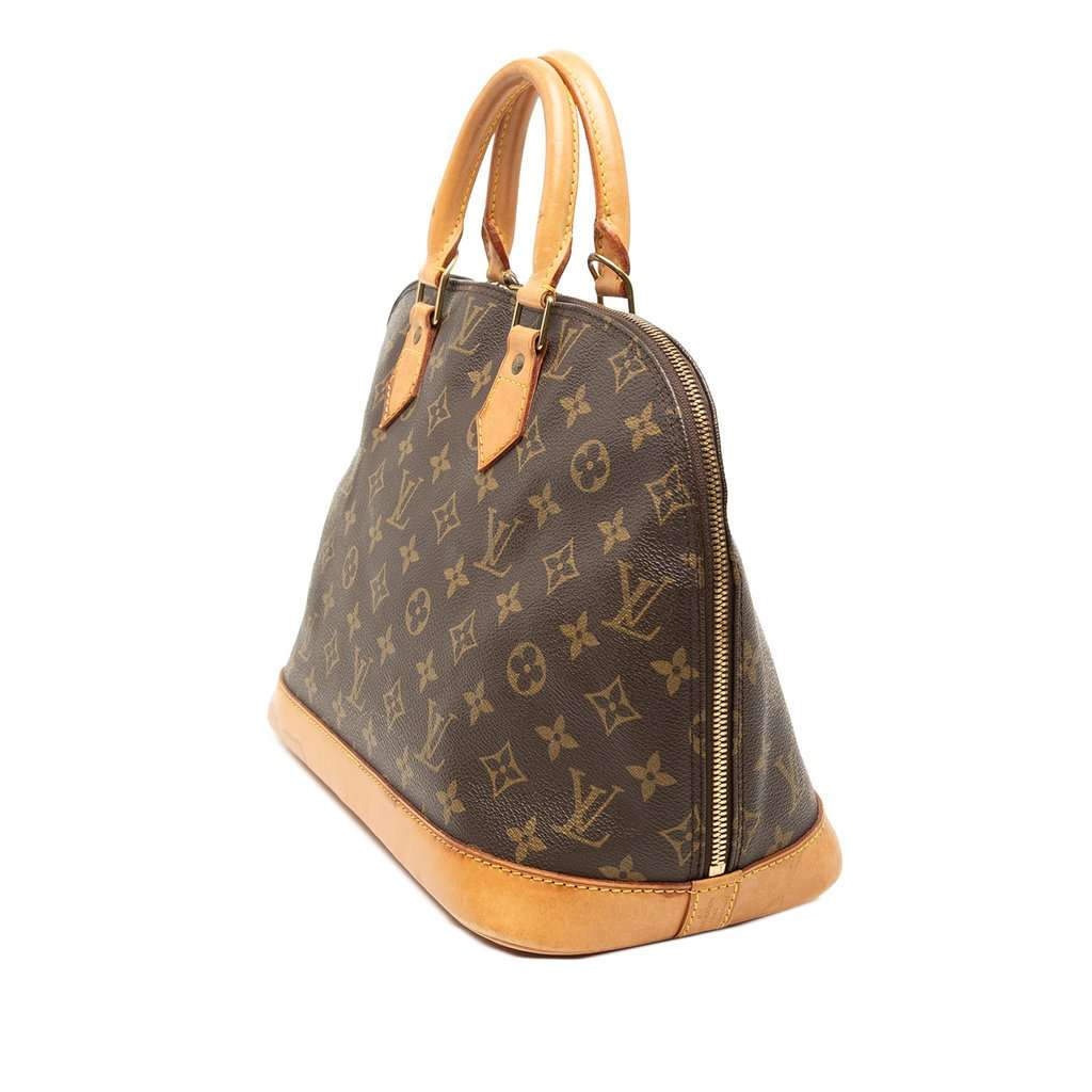 Louis Vuitton Monogram Alma PM Brown Very good - Back View