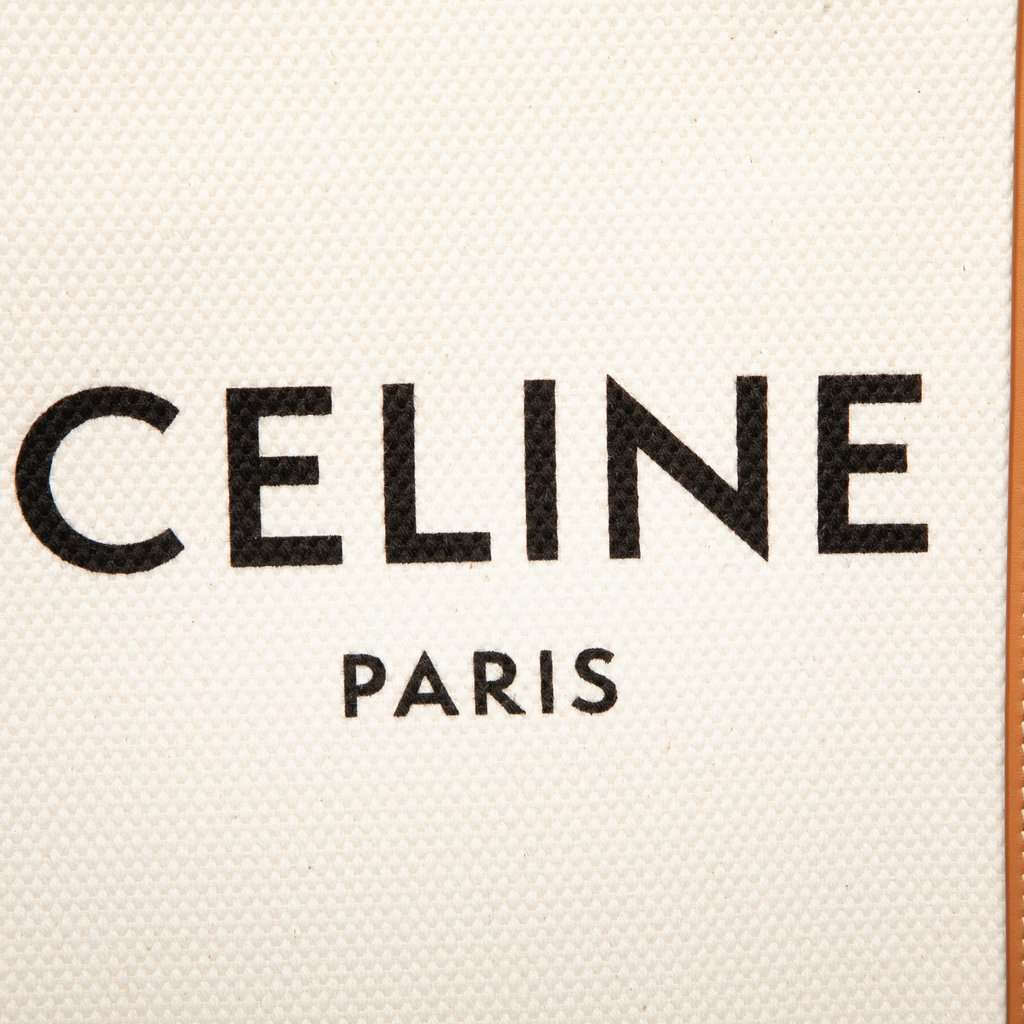Celine Mini Canvas Vertical Cabas Tote Brown Very good condition - Box View