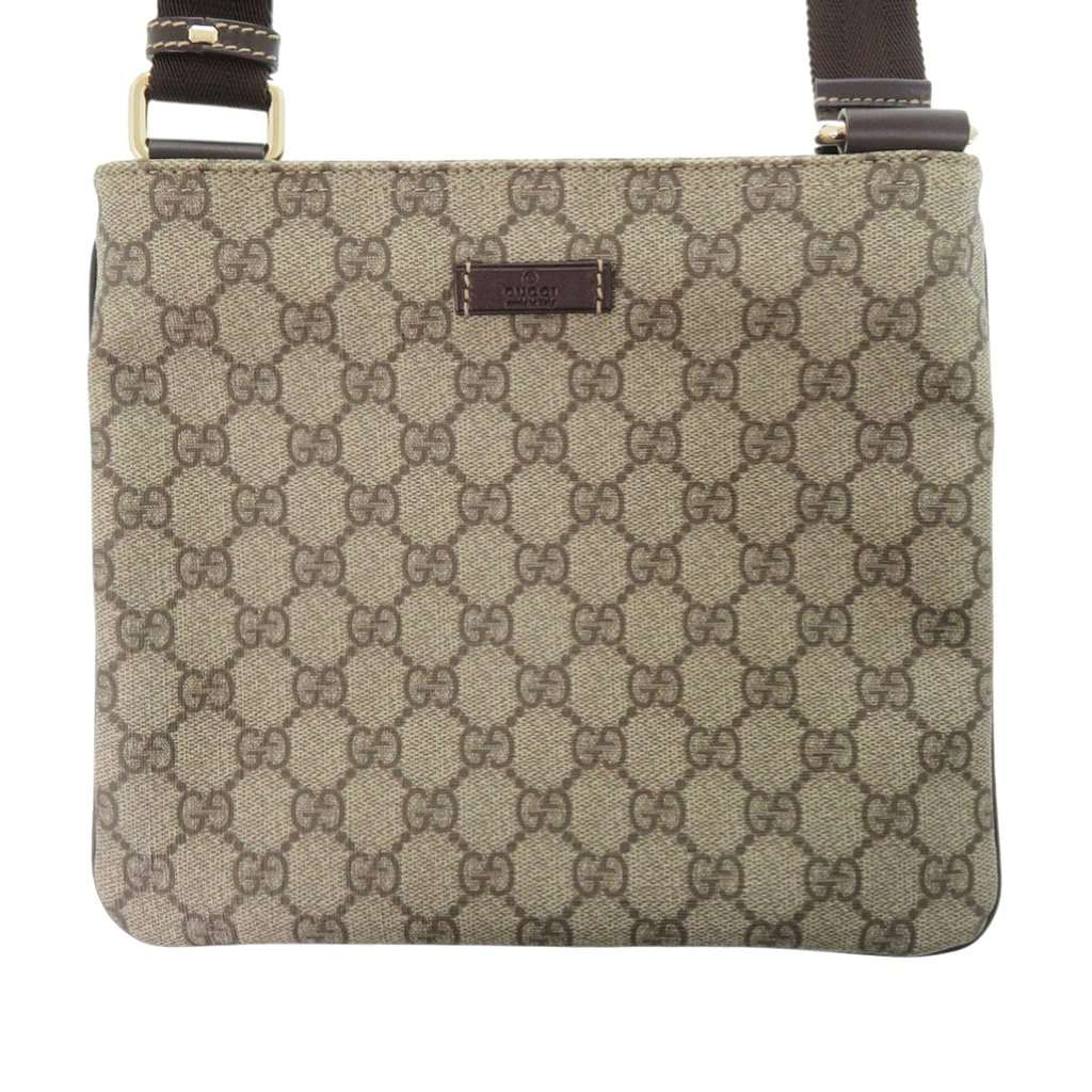 Gucci GG Supreme Crossbody Beige Very good condition - Front View