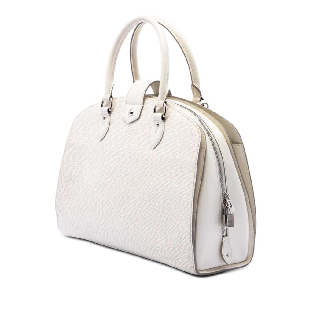 Louis Vuitton Epi Pont Neuf GM White Leather Very good condition - Back View