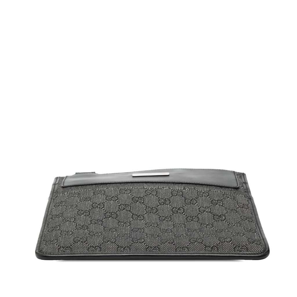 Gucci GG Denim Crossbody Black Very good condition - Inside View