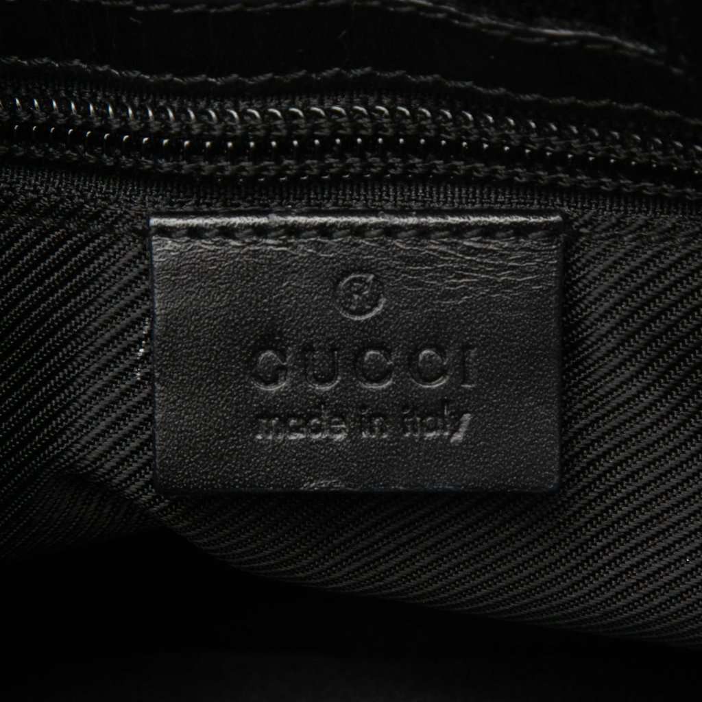 Gucci GG Denim Crossbody Black Very good condition - Box View