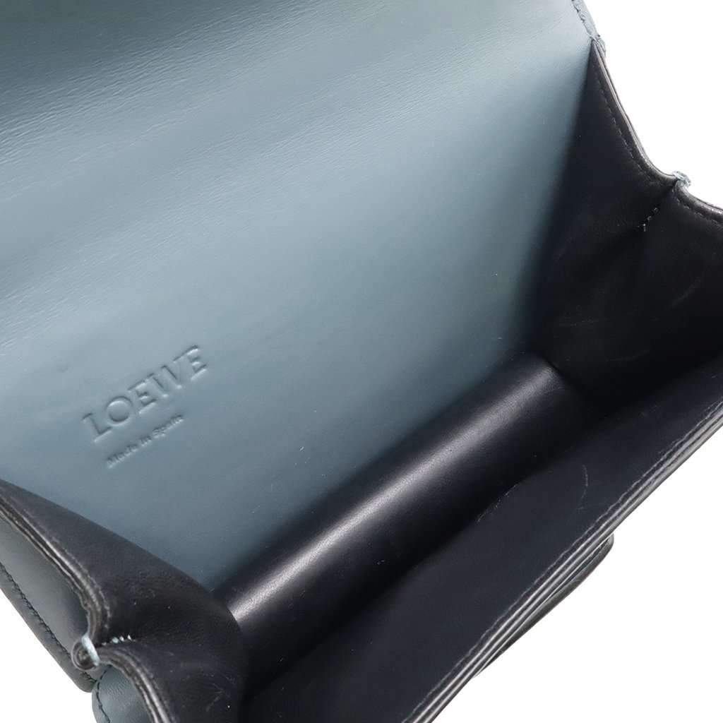 LOEWE Small Leather Barcelona Crossbody Blue Leather Very good condition - Model View