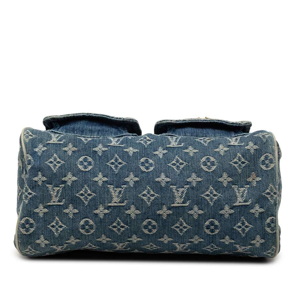 Louis Vuitton Monogram Denim Neo Speedy 30 Blue Very good condition - Inside View