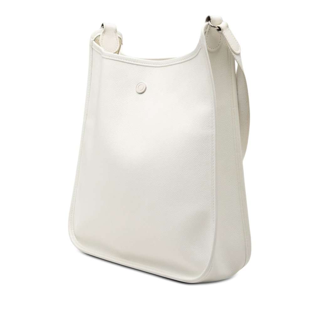 Hermès Epsom Vespa PM White Leather Very good condition - Back View