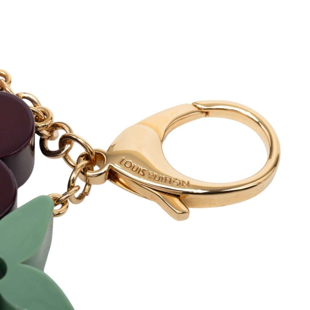 Louis Vuitton Resin Play Time Monogram Key Chain and Bag Charm Pink Plastic Very good condition - Inside View