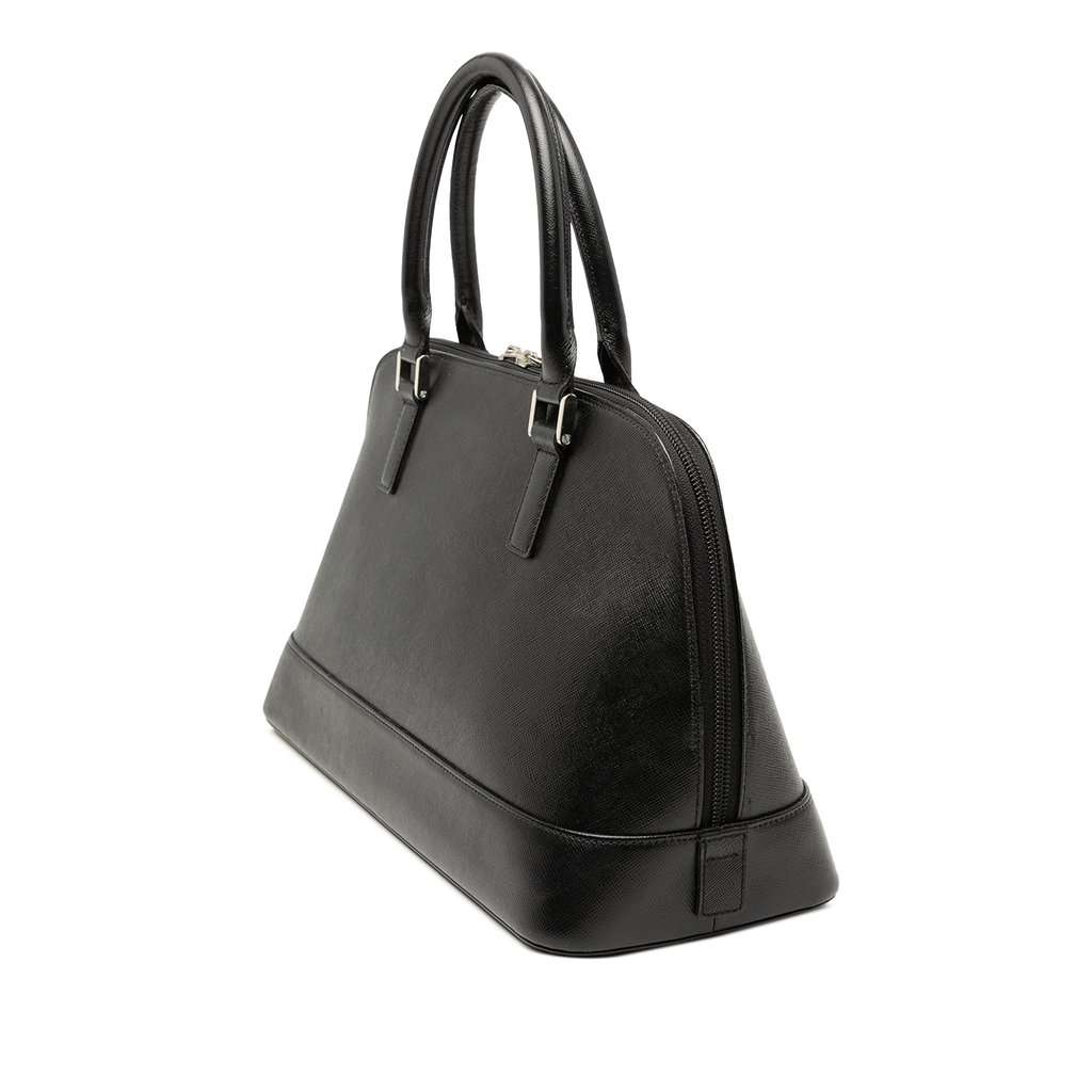 Burberry Leather Handbag Black Leather Very good condition - Back View