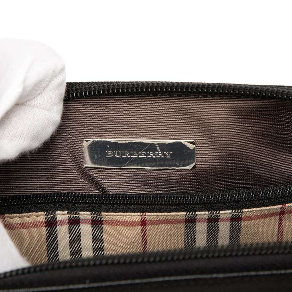 Burberry Leather Handbag Black Leather Very good condition - Box View