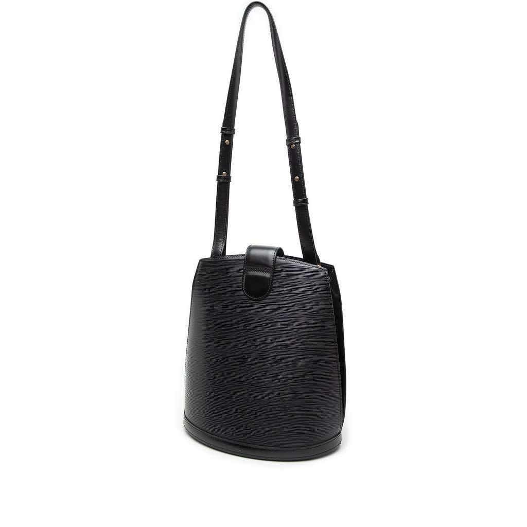 Louis Vuitton Epi Cluny Black Leather Very good - Back View