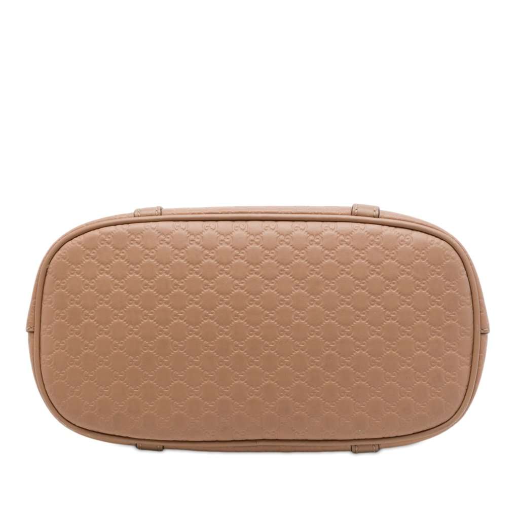 Gucci Mini Microguccissima Dome Satchel Brown Leather Very good - Inside View